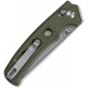 CIVIVI Noctis Folding Knife - 2.98" Nitro-V Stonewash Drop Point Blade Green Micarta Handle