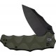 CIVIVI Natterjack Folding Knife - 3.19" 14C28N Black Stonewashed CP Blade Milled OD Green G10 Handle