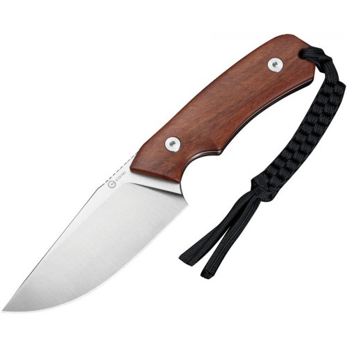 CIVIVI Gander Fixed Blade Knife - 3.63" 14C28N Blade Guibourtia Wood Handle Kydex Sheath
