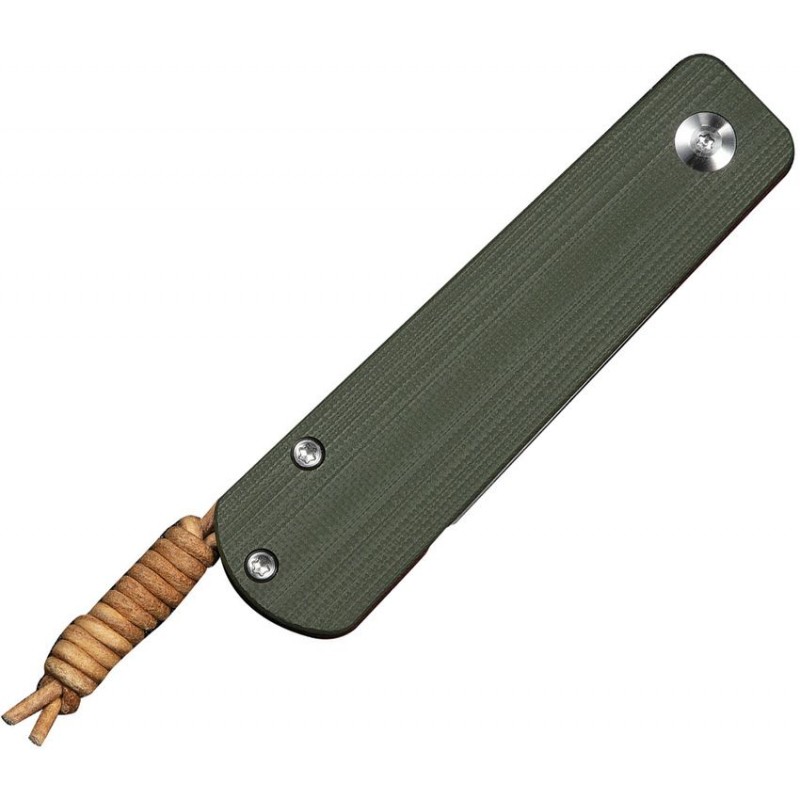 CIVIVI Slippy Sendy UK EDC Pocket Knife - 2.88" Nitro-V Blade Green and Red G10 Handle