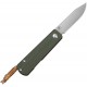 CIVIVI Slippy Sendy UK EDC Pocket Knife - 2.88" Nitro-V Blade Green and Red G10 Handle