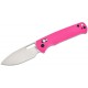 CJRB Hectare Crossbar Lock Folding Knife - 3.15" AR-RPM9 Blade Pink G10 Handle Pocket Knives