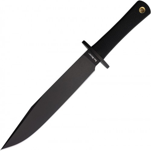 Cold Steel Trail Master Fixed Blade Knife -  9.5" 52100 Black Carbon Steel Blade Black Kray-Ex Handle