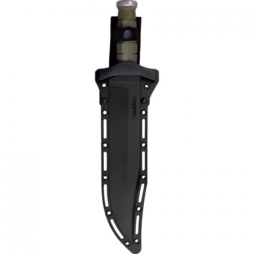 Cold Steel Lynn Thompson Signature Leatherneck Bowie Knife - 10.5" D2 CP Full-Length Fuller OD Green Griv-Ex Handle