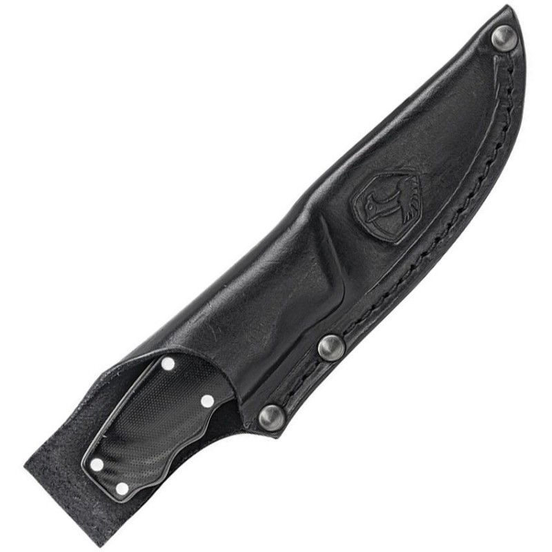 Condor Credo Fixed Blade Knife - 3.53" Blade Black Paper Micarta Handle