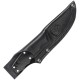 Condor Credo Fixed Blade Knife - 3.53" Blade Black Paper Micarta Handle