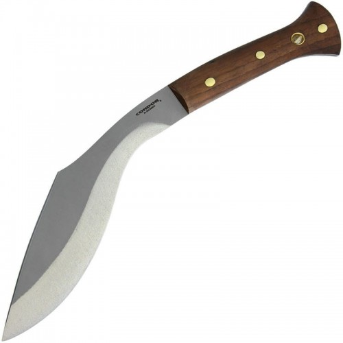 Condor Heavy Duty Kukri Fixed Blade Walnut Wood Handle