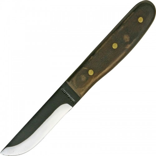 Condor Bushcraft Basic Knife 4" Carbon Steel Hardwood Handle