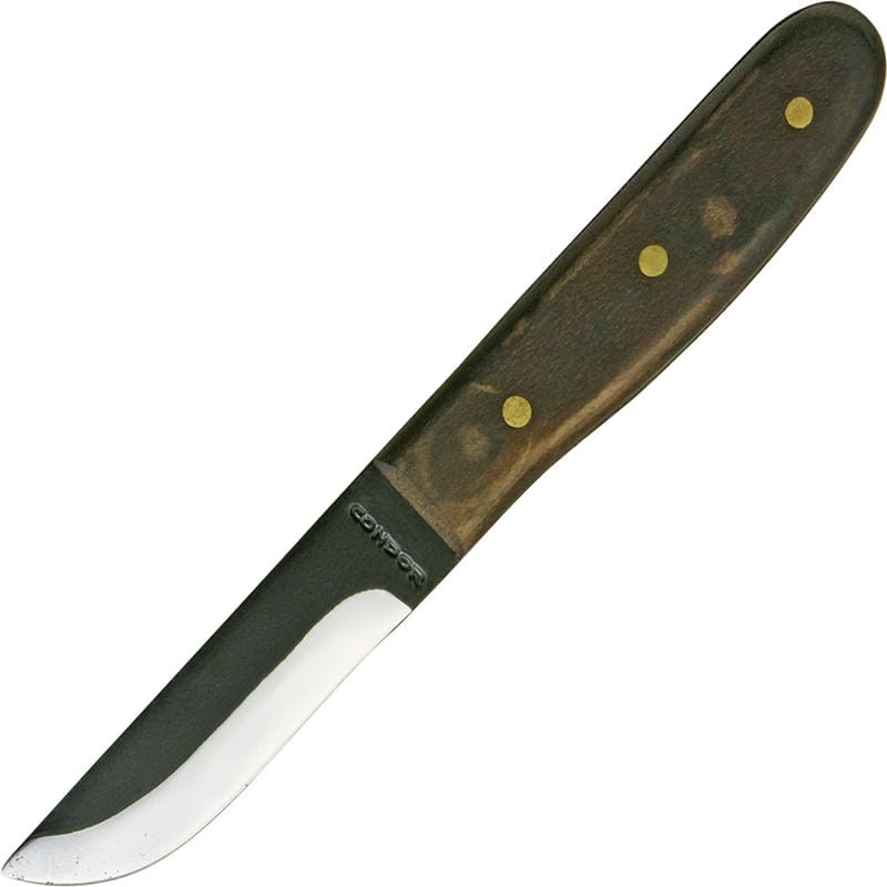 Condor Bushcraft Basic Knife 4" Carbon Steel Hardwood Handle