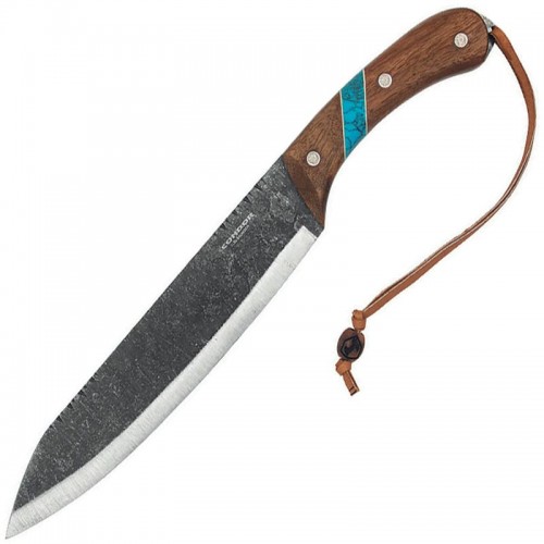 Condor Blue River Machete - 10" Carbon Steel Blade Walnut Wood Handle