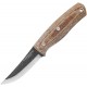 Condor Kambo Puukko Fixed Blade Knife - 2.93" 1075 Carbon Steel Blade Micarta Handle Leather Sheath