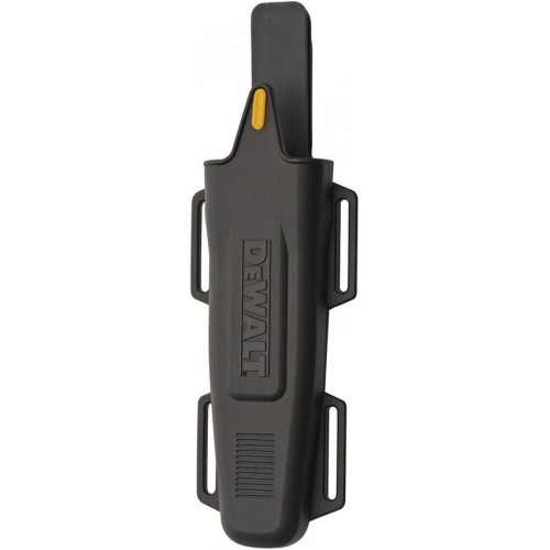 Dewalt HK40 Fixed Blade Knife - 4.5" Black D2 Steel Blade Yellow and Black Rubberized Handle