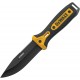 Dewalt HK40 Fixed Blade Knife - 4.5" Black D2 Steel Blade Yellow and Black Rubberized Handle