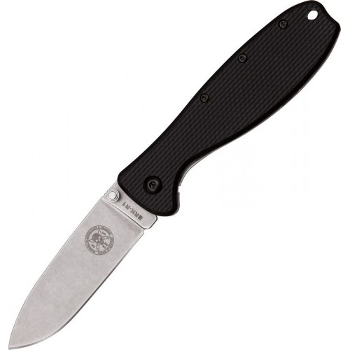 ESEE Zancudo Folding Knife - 3" Blade Black FRN and Stainless Steel Handle Designed by ESEE