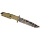 Extrema Ratio Col Moschin Desert Warfare Knife - 6" Black N690 Combo Blade Forprene Handle
