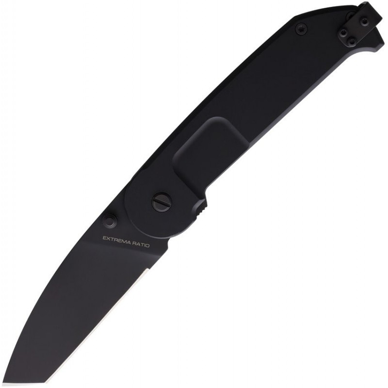 Extrema Ratio BF2 CT Black Folding Knife - 3.5" Black Tanto N690 Blade Aluminum Handle