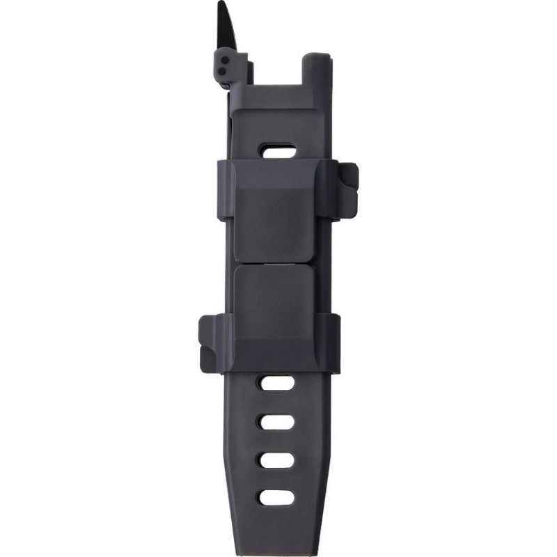 Extrema Ratio Mamba Wolf Grey Fixed Blade Knife - 4.5" N690 Blade Wolf Grey Forprene Handle Glass Breaker