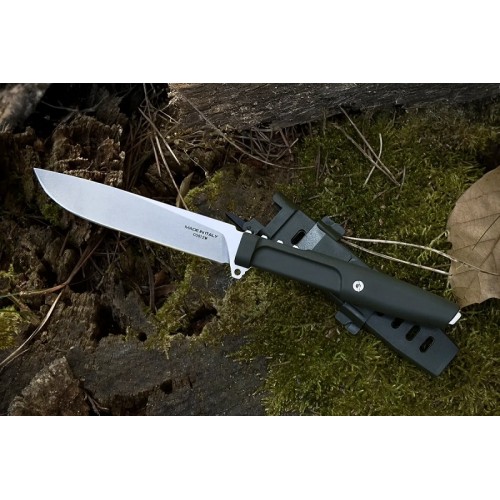 Extrema Ratio Vipera Nitrogen - 4.56" Nitrogen Stainless Steel Blade Ranger Green Forprene Handle