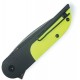 Finch Knives Devils Finger Neon Pocket Knife - 3.1" Stainless Steel Blade High Visibility G10 Handle