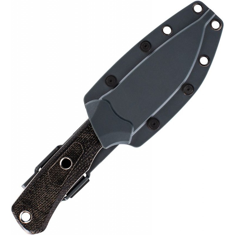 Gerber Convoy Fixed Blade Knife - 3.9" 440A Blade, Morel Brown Micarta Handle GFN Sheath