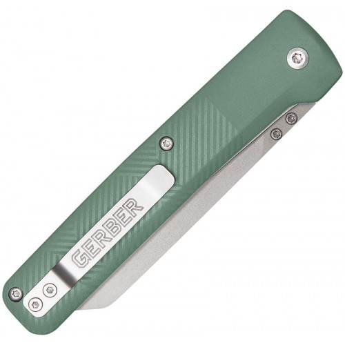 Gerber Pledge Folding Knife - 3.7" Blade Lichen Green Handle Special Offer