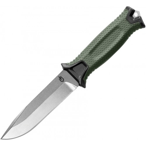Gerber StrongArm Camp Green - 4.1" Carbon Steel Blade Multi-Mount MOLLE Sheath