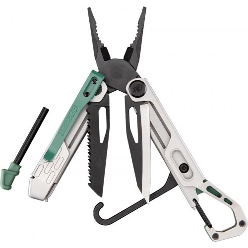 Gerber Stakeout Spark Multi-Tool Baltic Haze - 2.4" Plain and Serrated Blade