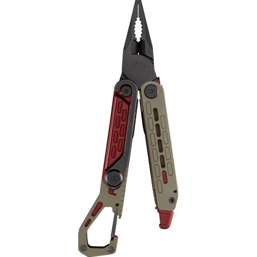 Gerber Stakeout Spark Multi-Tool Coyote Brown - 2.4" Plain and Serrated Blade