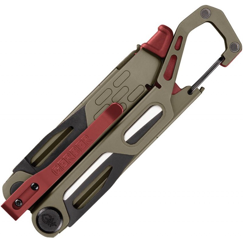 Gerber Stakeout Spark Multi-Tool Coyote Brown - 2.4" Plain and Serrated Blade