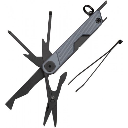 Gerber Armbar Mini Multi-Tool - 1.5" Black Wharncliffe Blade Urban Blue GFN Handle