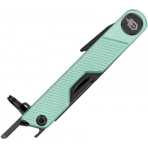 Gerber Armbar Mini Multi-Tool - 1.5" Black Wharncliffe Blade Mint Green GFN Handle