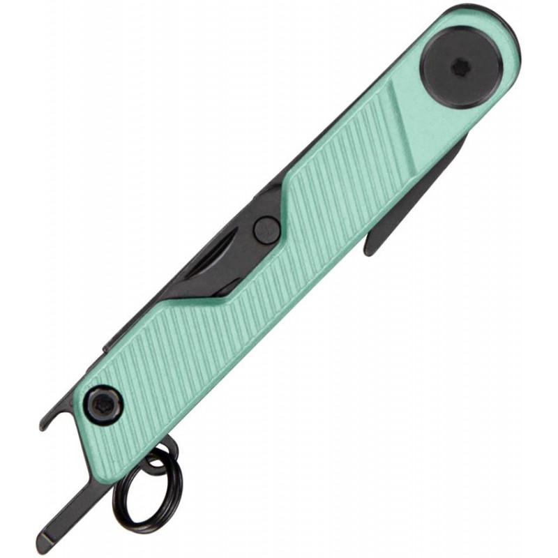 Gerber Armbar Mini Multi-Tool - 1.5" Black Wharncliffe Blade Mint Green GFN Handle