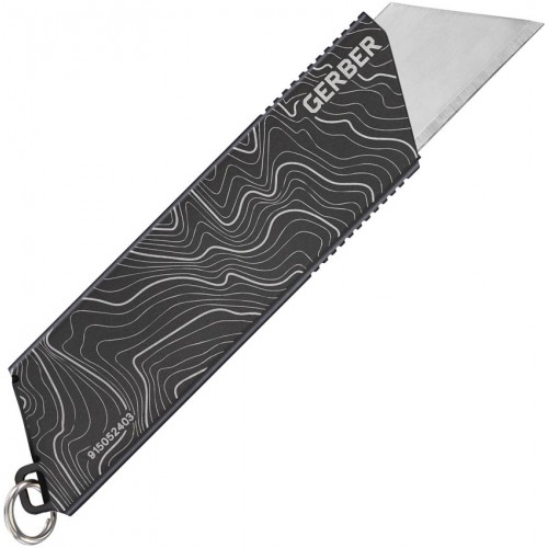 Gerber Exchange A Blade EAB Mini - Black Topography Handle Artwook