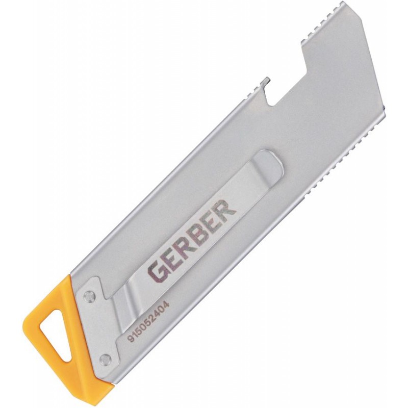 Gerber Exchange A Blade EAB Slim Slide Utility Knife - Silver Stainless Steel Handle
