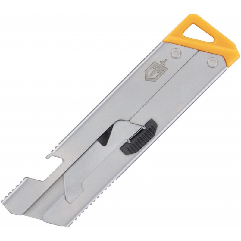 Gerber Exchange A Blade EAB Slim Slide Utility Knife - Silver Stainless Steel Handle