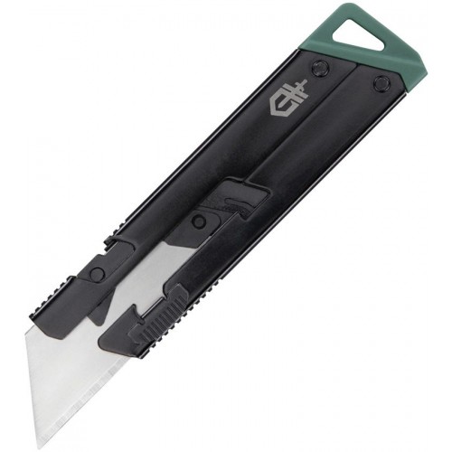 Gerber Exchange A Blade EAB Slim Slide Utility Knife - Black Stainless Steel Handle