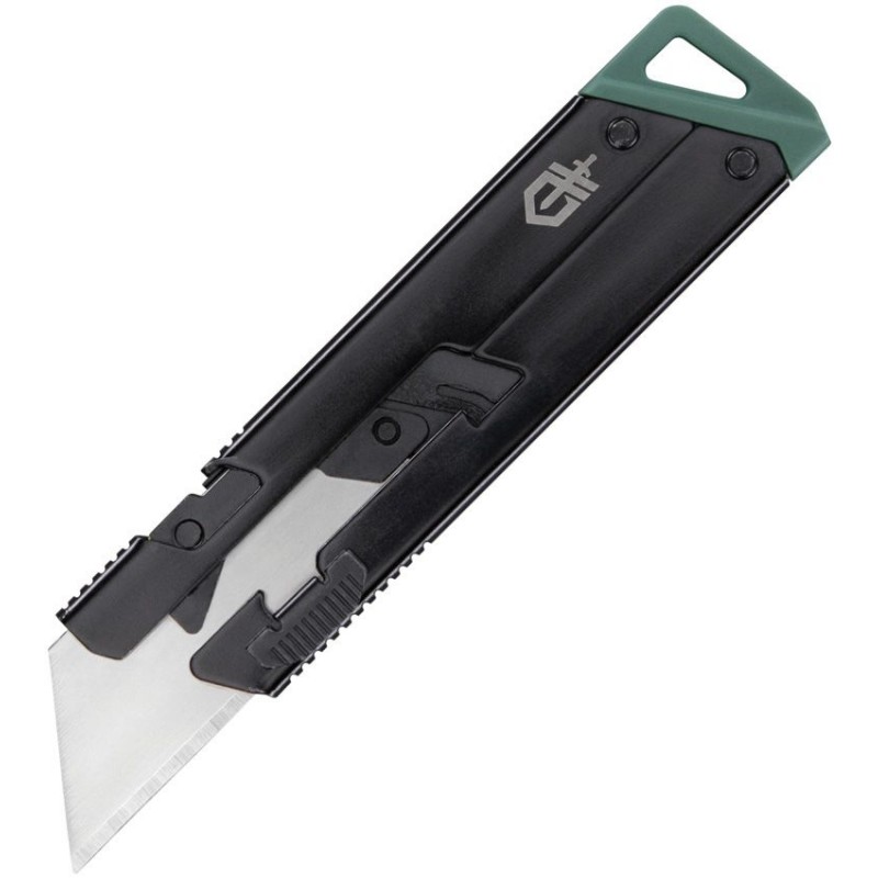 Gerber Exchange A Blade EAB Slim Slide Utility Knife - Black Stainless Steel Handle