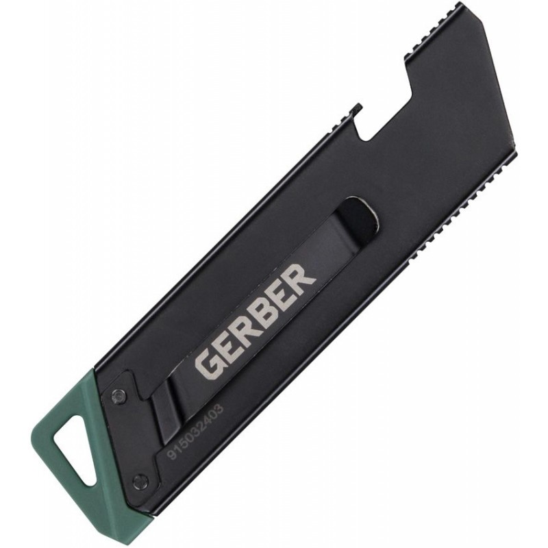 Gerber Exchange A Blade EAB Slim Slide Utility Knife - Black Stainless Steel Handle