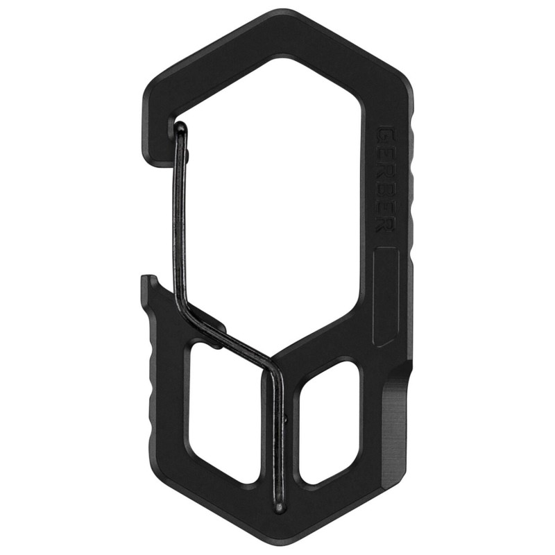 Gerber Carabiner Keychain Multi-Tool - Black Stainless Steel