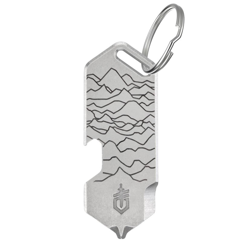 Gerber Shard DT Keychain Mini Multi-Tool - Silver Hills Stainless Steel