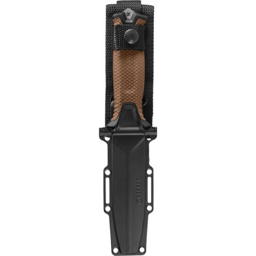 Gerber StrongArm Knife - 4.8" CPM-MagnaCut DP Blade Coyote Brown GFN Handle MOLLE