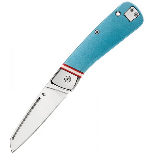Gerber Straightlace UK EDC Pocket Knife - 2.9" Stainless Steel Blade Blue Handle