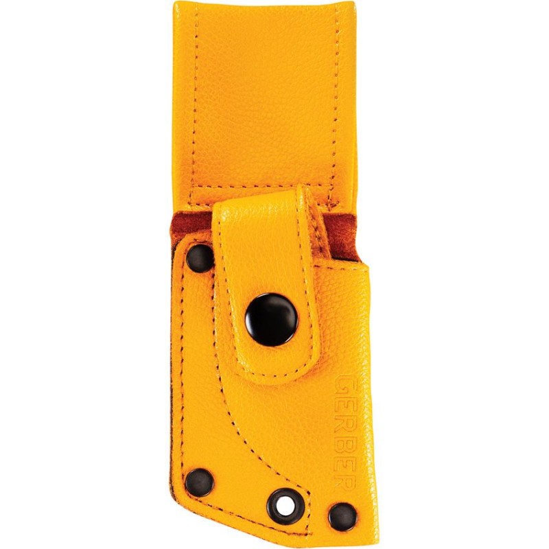 Gerber Dibs Fixed Blade Knife - 2.5" Black Blade Yellow Sheath