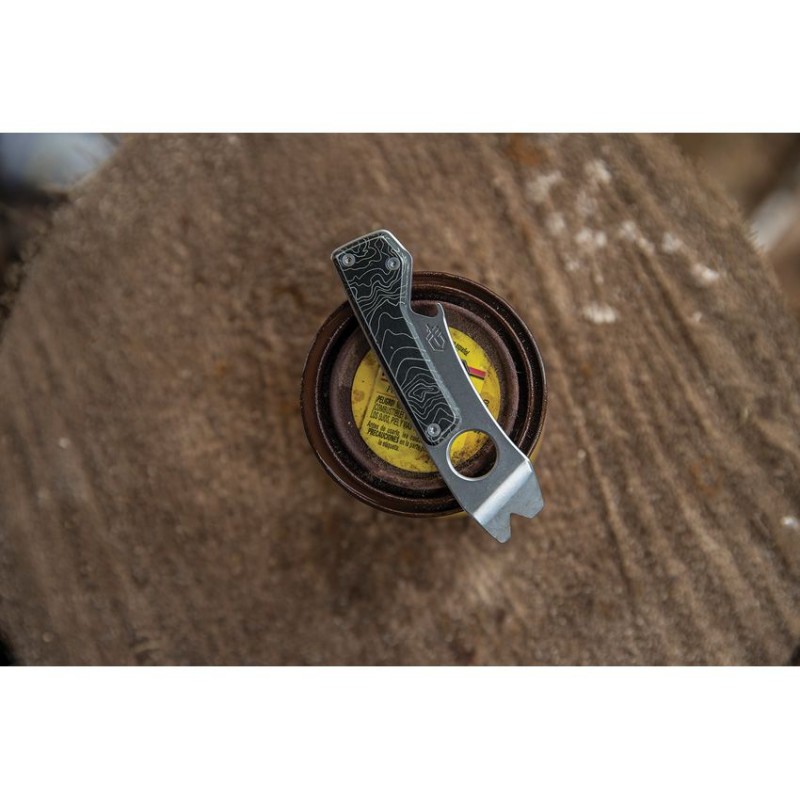 Gerber Chonk Pry Bar Special Offer - Black Aluminium Onlay with Laser Etching