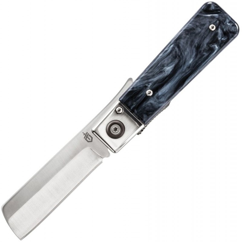 Gerber Jukebox Folding Knife - 2.75" Stainless Steel Blade Marbled Acrylic Handle Special Offer