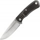 Gerber Downwind Fixed Blade Knife 4.25" Stonewashed Blade, Black/Gray G10 Handles, Waxed Canvas Sheath