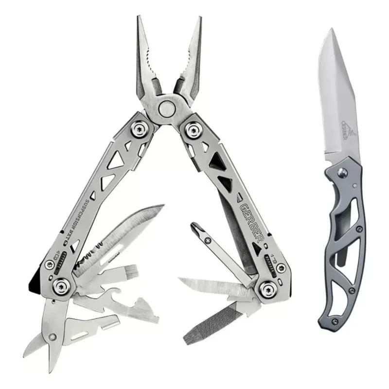 Gerber Suspension NXT and Paraframe Combo Set - Multi Tool and Knife Cyclaire Knives and Tools