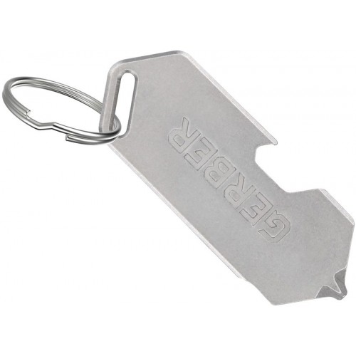 Gerber Shard DT Keychain Mini Multi-Tool - Silver Fish Stainless Steel