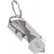 Gerber Shard DT Keychain Mini Multi-Tool - Silver Fish Stainless Steel