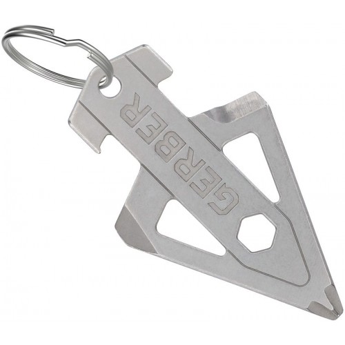Gerber Broadhead Key Chain Tool Silver